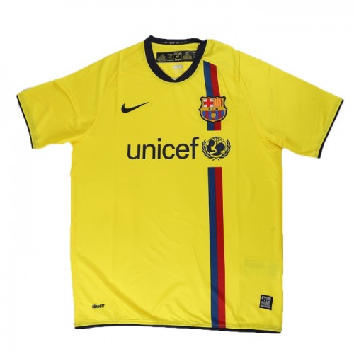 Maillot de Foot Barcelone 2008-09 Exterieur Retro Maillot de Foot Barcelone 2008-09 Exterieur Retro